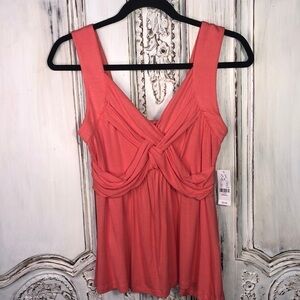 NY&C NWT Cute Crisscross Front Detail in Tangerine Orange Size XS